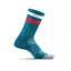 Feetures Elite Light Cushion Mini Crew in Digital Teal High Top Stripe
